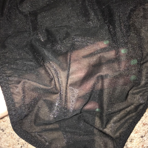 Vintage sheer sequin black bodysuit - Picture 4 of 4